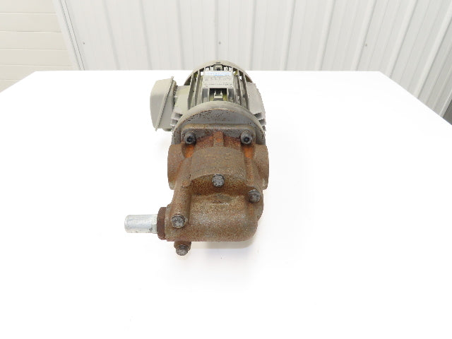 Nippon 3P750-320EVB Trochoid Oil Circulation Pump .75Kw 1700rpm 220V Motor
