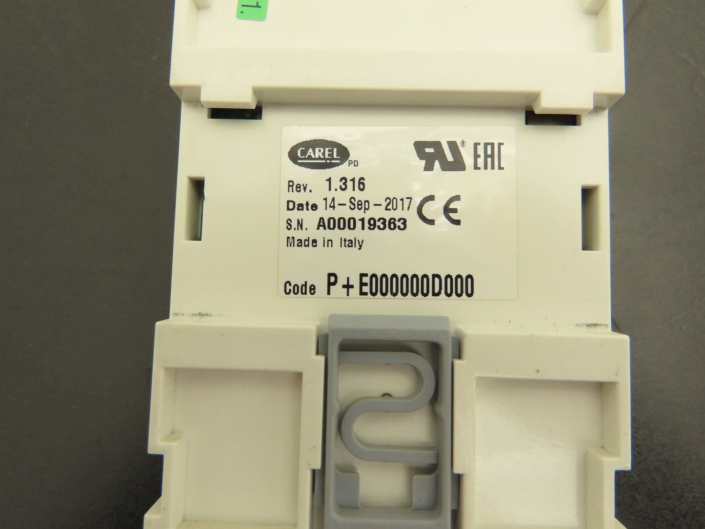 Carel P+E000000D000 Programmable Controller PLC Input Output Rev 1.316