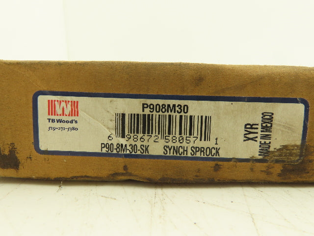 TB Woods P90-8M-30-SK Timing Belt Pulley Sheave Sprocket 90 Tooth 2790 RPM Max