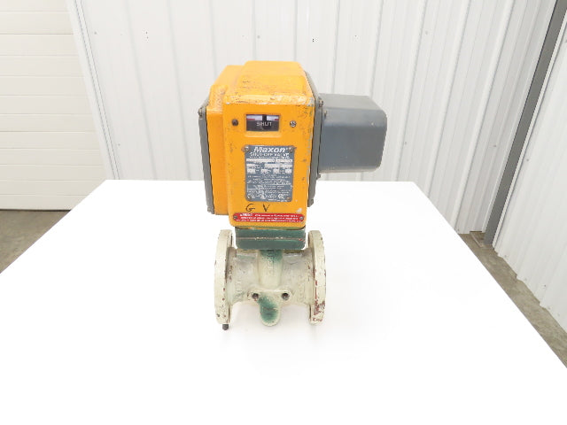 Maxon 2-1/2" F5000CP1 Gas Shut-Off Valve 2.5" Flanged 50psi 120V
