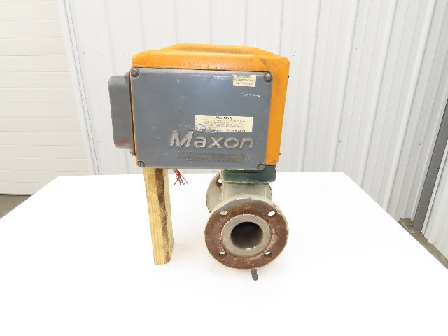 Maxon 2-1/2" F5000CP1 Gas Shut-Off Valve 2.5" Flanged 50psi 120V