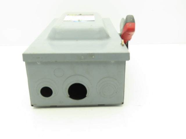 Square D HU362 Safety Disconnect Switch 60A 600VAC 3Ph 3P Series F05