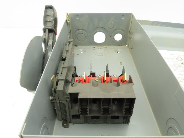 Square D HU362 Safety Disconnect Switch 60A 600VAC 3Ph 3P Series F05