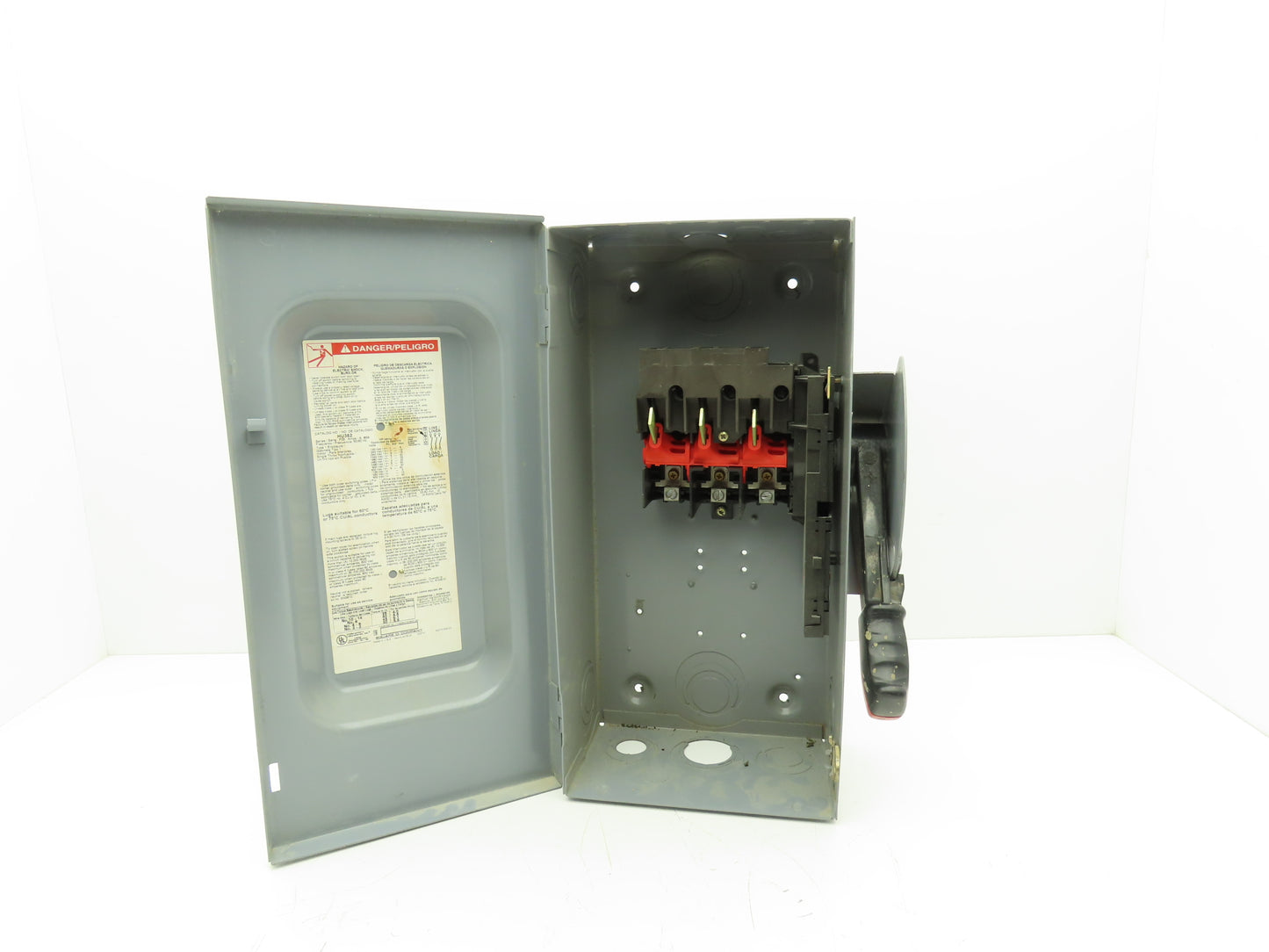 Square D HU362 Safety Disconnect Switch 60A 600VAC 3Ph 3P Series F05