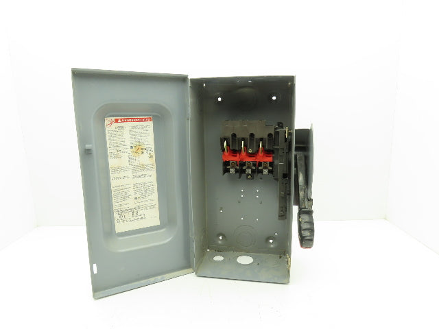 Square D HU362 Safety Disconnect Switch 60A 600VAC 3Ph 3P Series F05