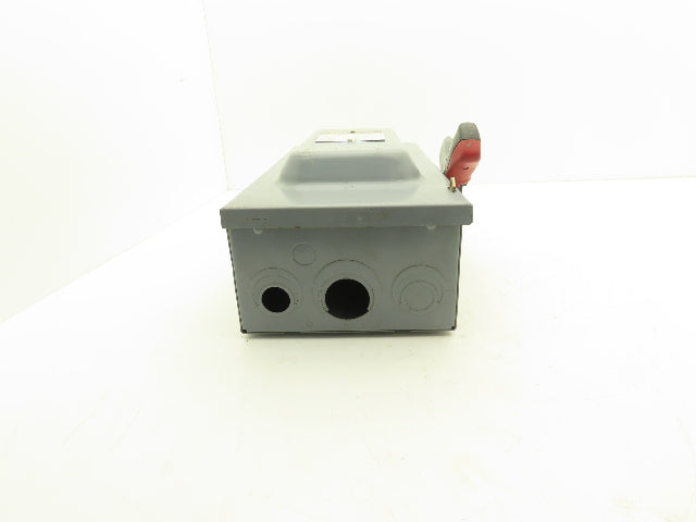 Square D HU362 Safety Disconnect Switch 60A 600VAC 3Ph 3P Series F05