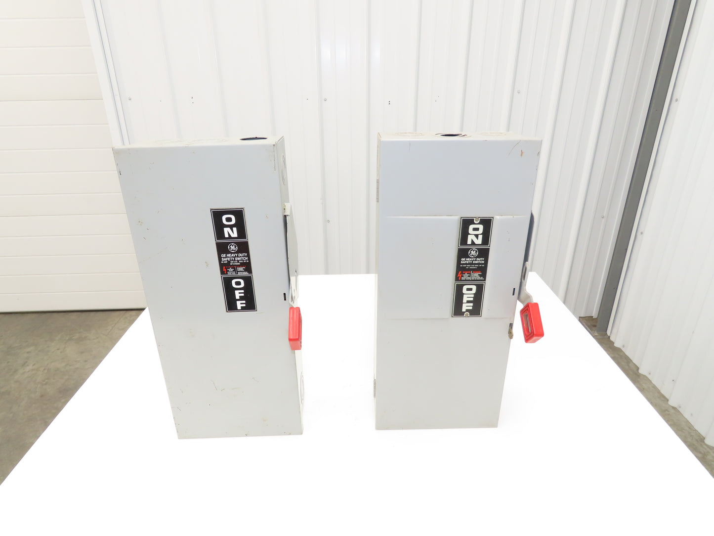 General Electric TH3362 GE Safety Disconnect Switch Fused 60A 600VAC Lot of 2