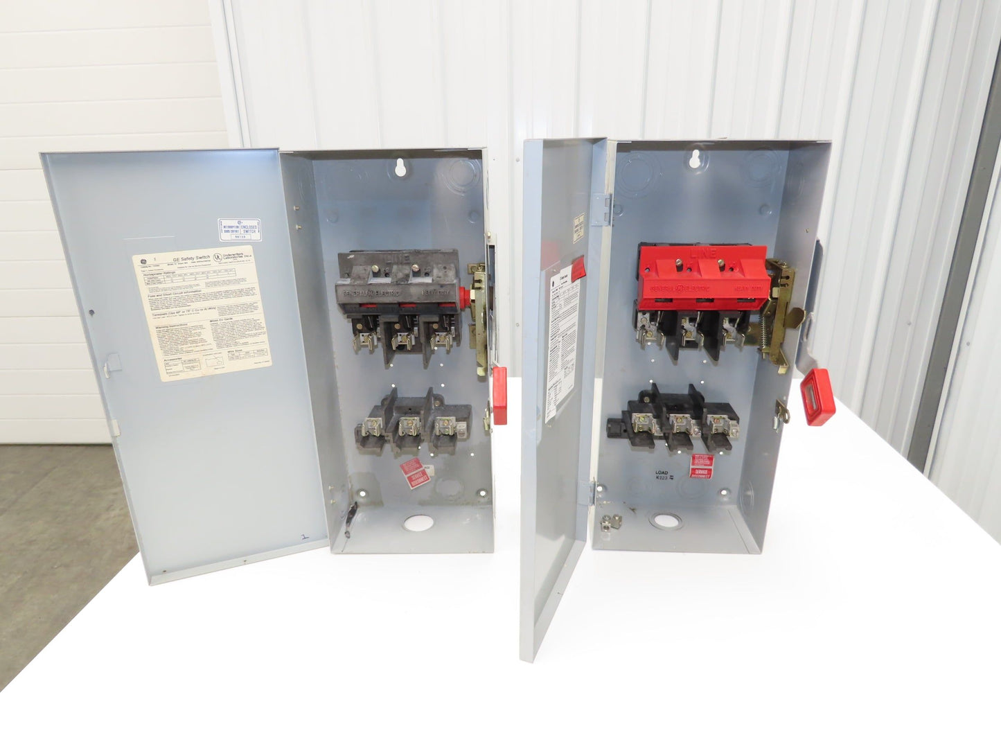 General Electric TH3362 GE Safety Disconnect Switch Fused 60A 600VAC Lot of 2