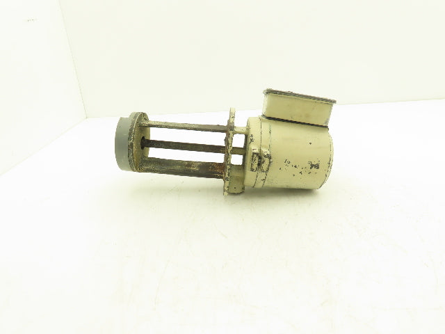 Immersion Coolant Pump 3/8" NPT Cast Iron 1/8Hp 230V 3PH 6" Depth