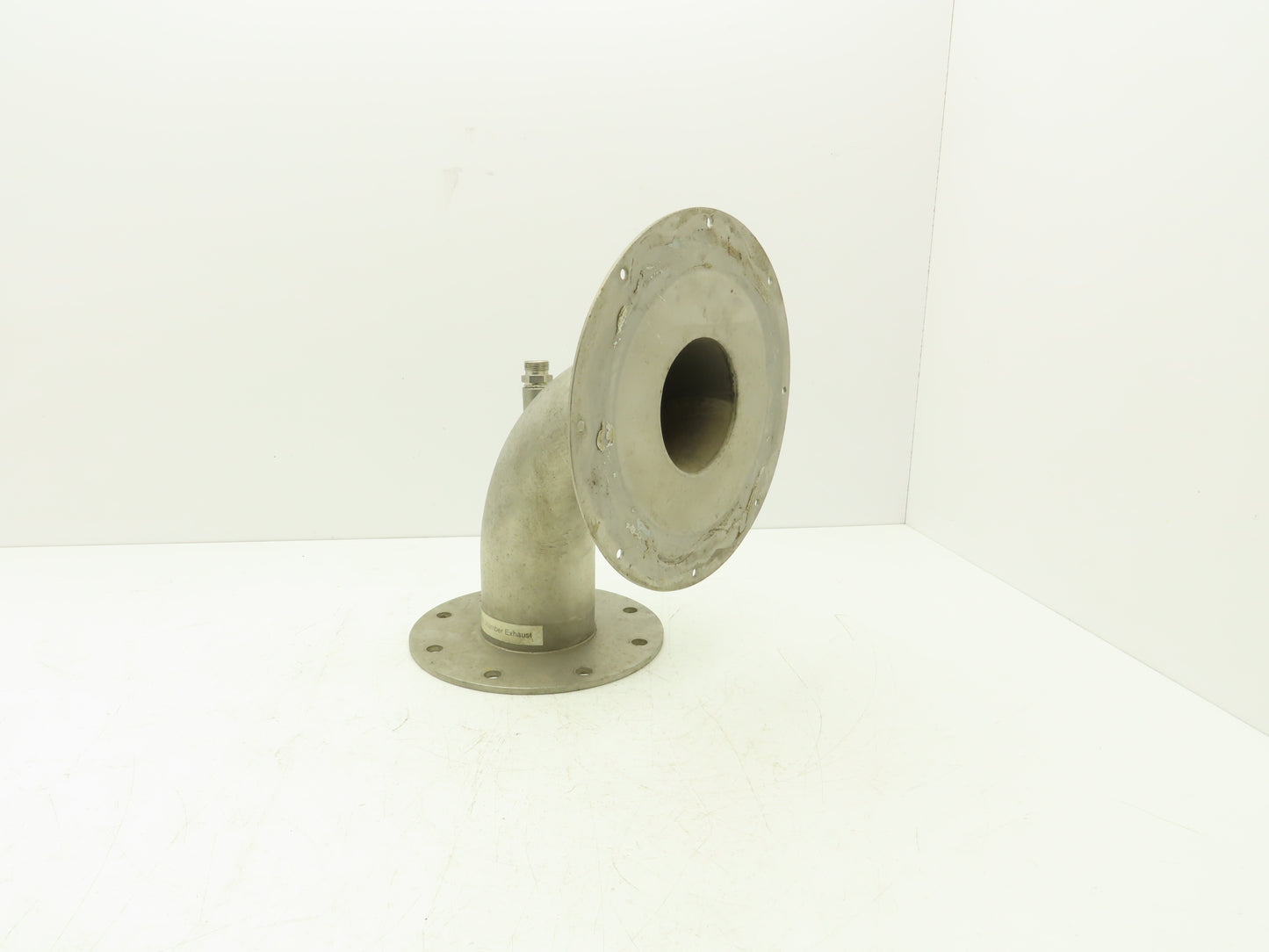 4"x 90° Stainless Flanged Pipe Elbow Vacuum Blower Intake