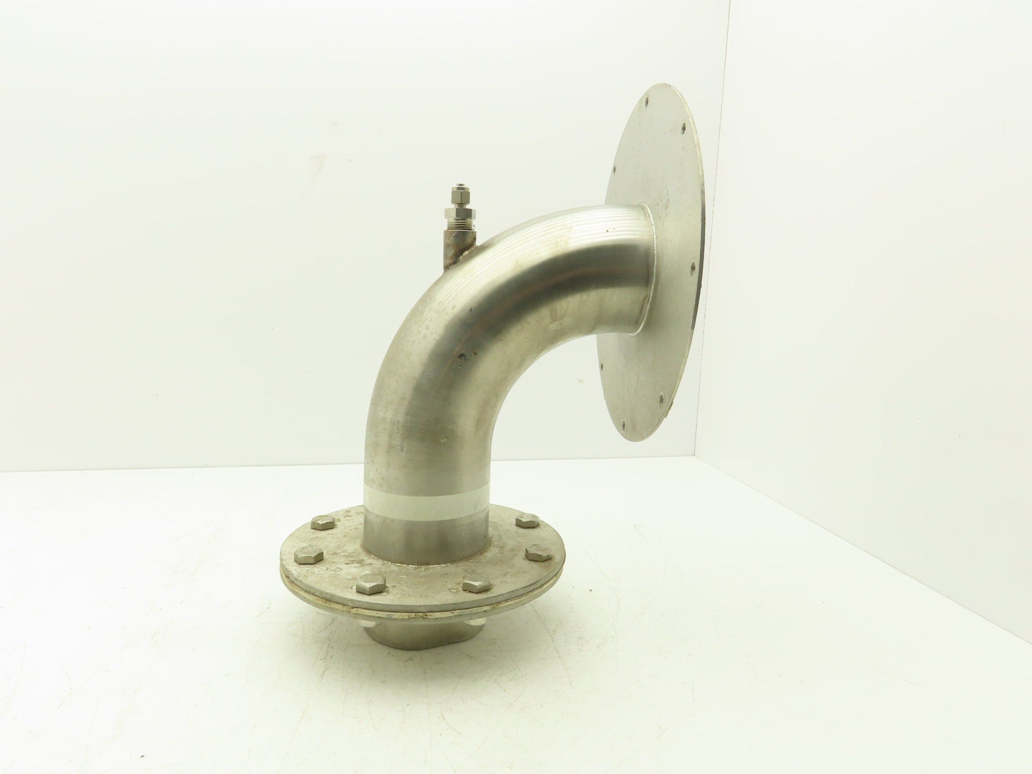 4"x 90° Stainless Flanged Pipe Elbow Vacuum Blower Intake