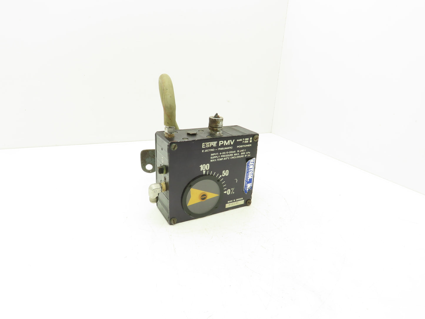 PMV P-2000 Electro-Pneumatic Valve Positioner Double acting 4-20ma