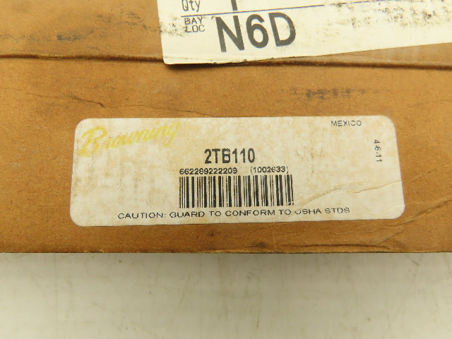 Browning 2TB110 2-Groove V-Belt Pulley Sheave Q1