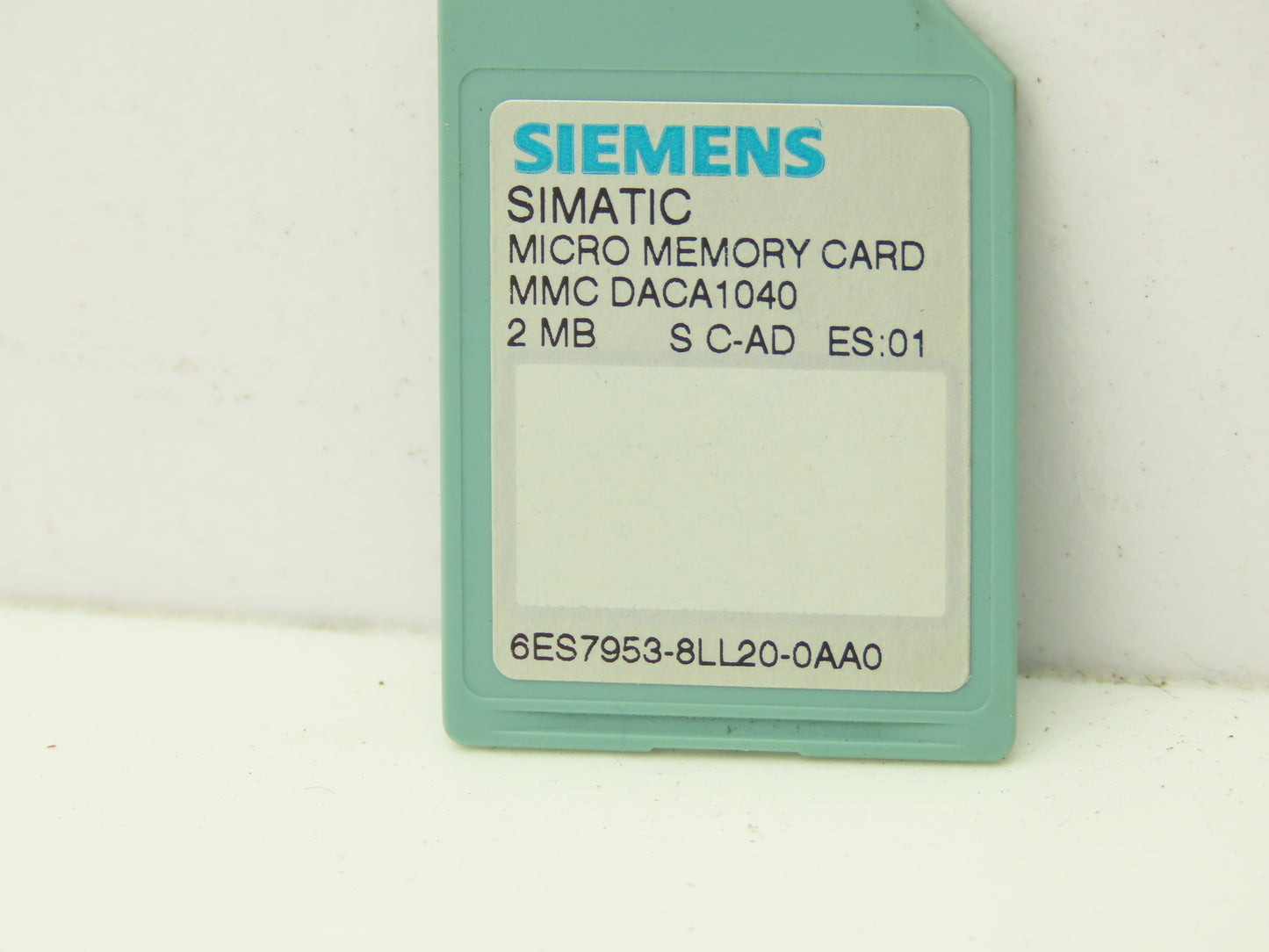 Siemens 6ES7953-8LL20-0AA0 SIMATIC S7 PLC Micro Memory Card 2Mb