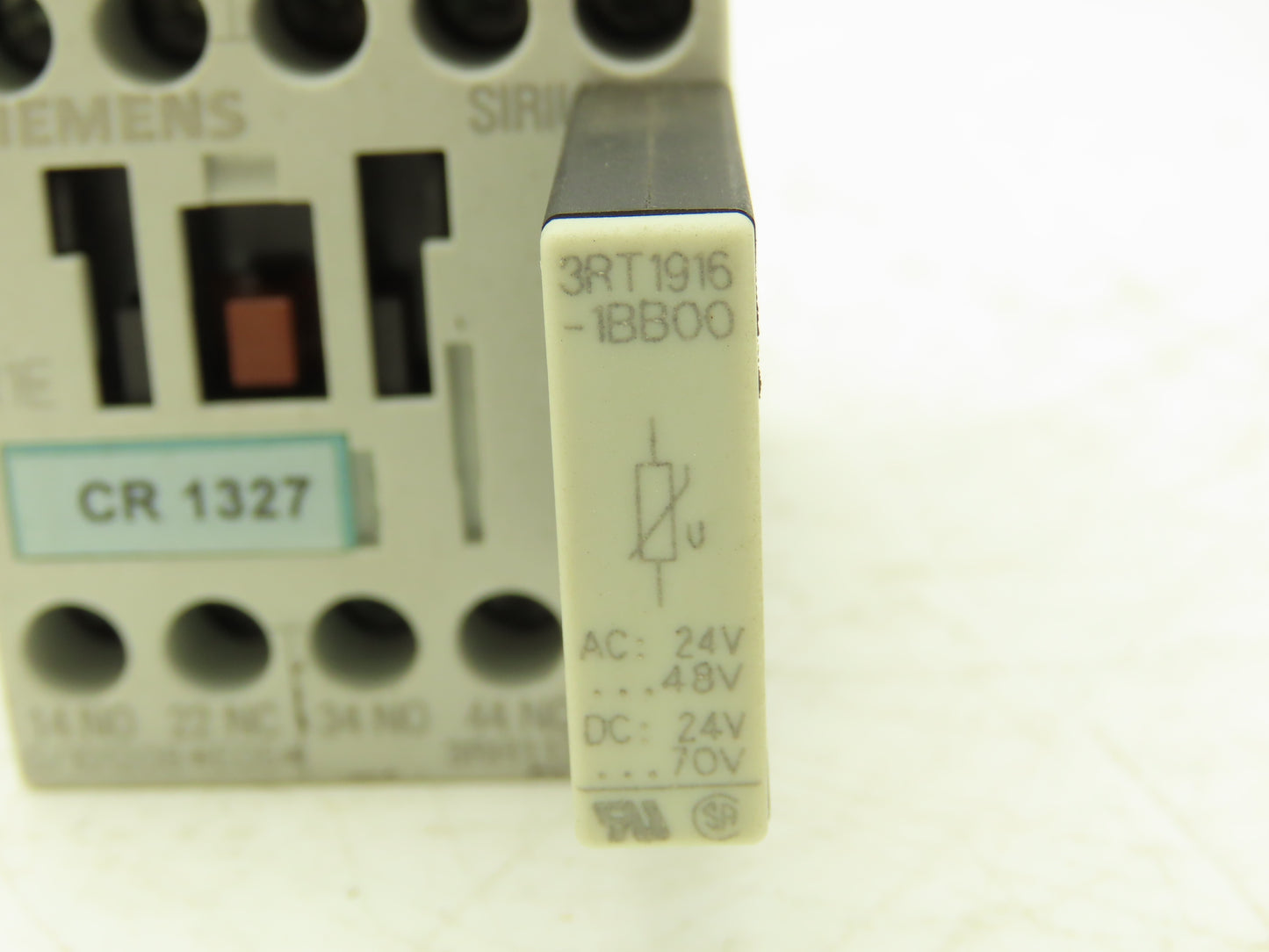 Siemens 3RH1131-1BB40 Contactor Relay & Surge Suppressor 24V Coil 600V Lot of 3