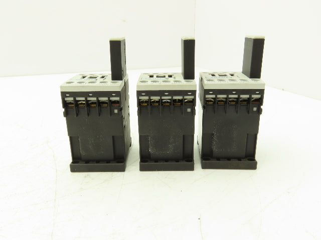 Siemens 3RH1131-1BB40 Contactor Relay & Surge Suppressor 24V Coil 600V Lot of 3