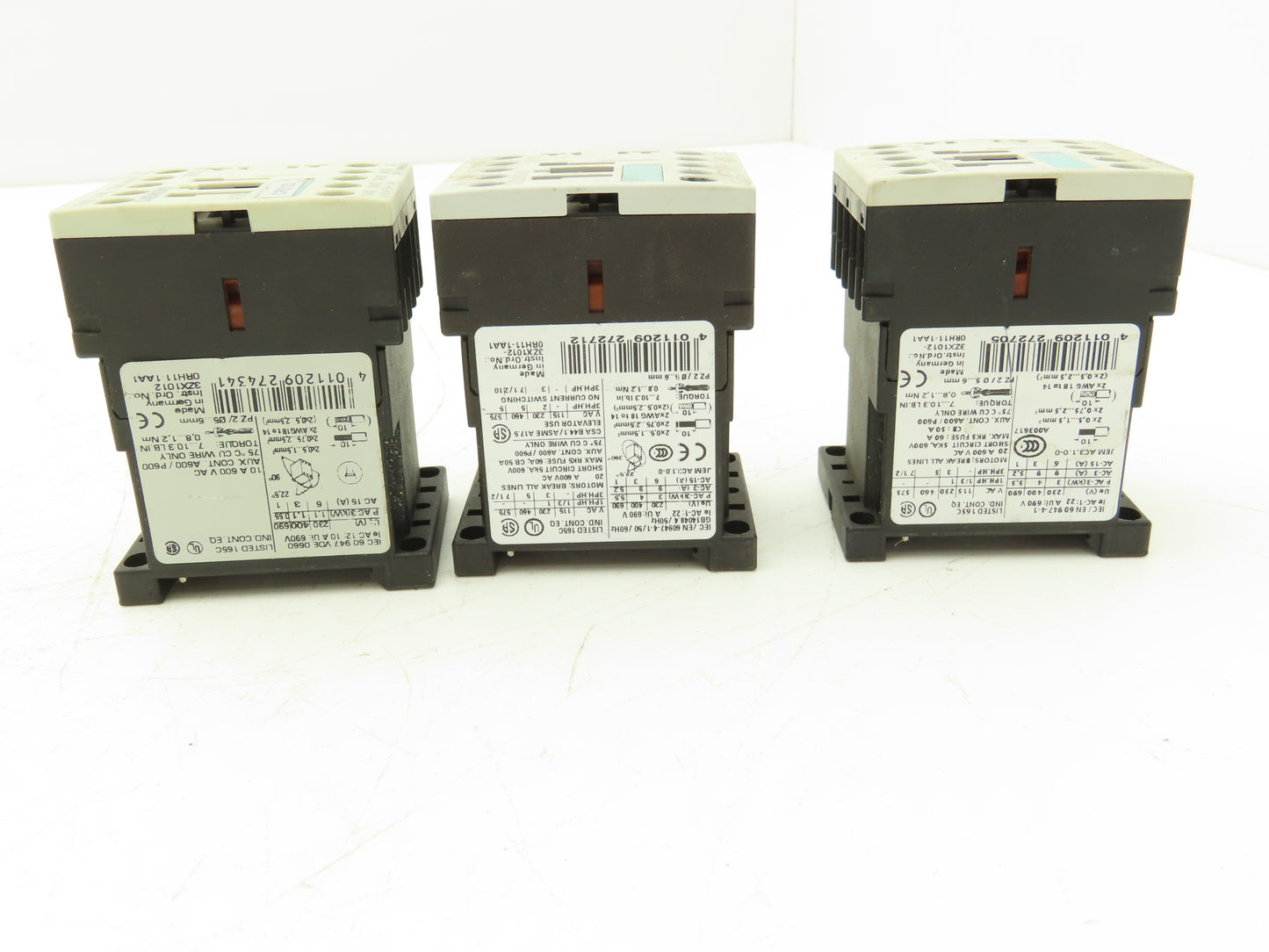 Siemens Motor Starter Contactor 24V Coil 600V Mixed Lot of 8