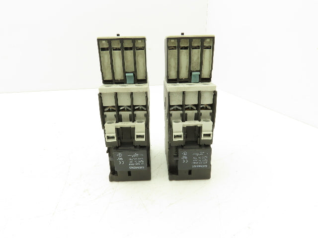 Siemens 3RT1023-1B Motor Starter Contactor Relay 24V Coil 7.5Hp 600V Lot of 2