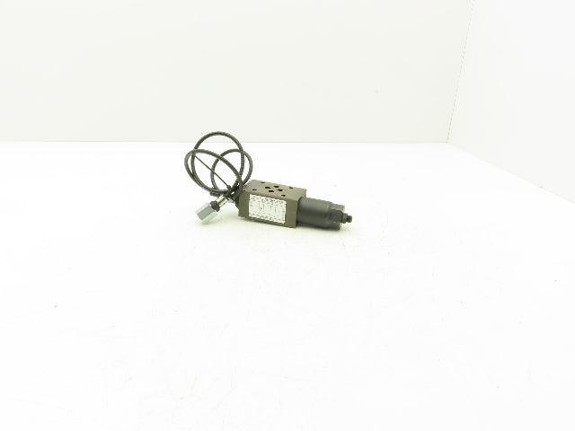Nachi OG-G01-PC-21 Hydraulic Modular Valve 200VAC with 26" Remote Gauge Hose