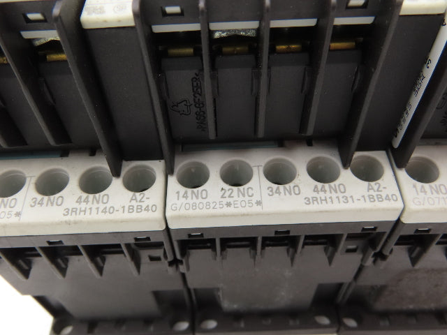 Siemens Contactor Relay 24V Coil 1.5Hp 600V Mixed Lot of 3