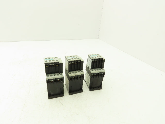 Siemens Contactor Relay 24V Coil 1.5Hp 600V Mixed Lot of 3