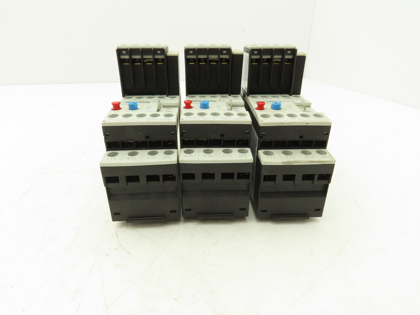 Siemens 3RU1116-0KB0 Motor Starter Contactor Relay 24V Coil 5Hp 600V Lot of 3