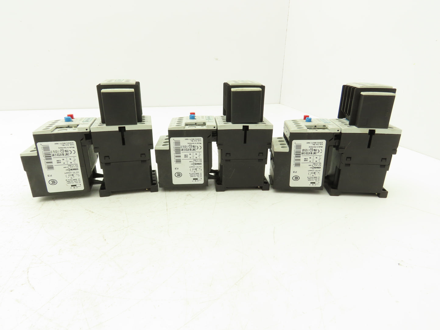 Siemens 3RU1116-0KB0 Motor Starter Contactor Relay 24V Coil 5Hp 600V Lot of 3