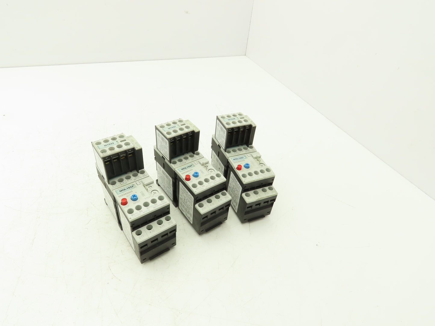 Siemens 3RU1116-0KB0 Motor Starter Contactor Relay 24V Coil 5Hp 600V Lot of 3