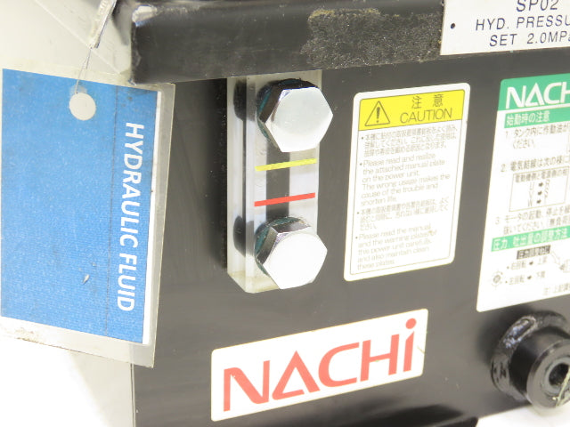 Nachi NSP-10-07V0A2-2507Q Hydraulic Power Unit 218-580psi 3.8gpm