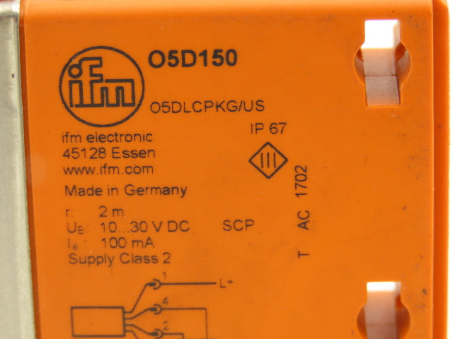 Ifm O5D150 Photoelectric Proximity Distance Sensor 10-30vdc
