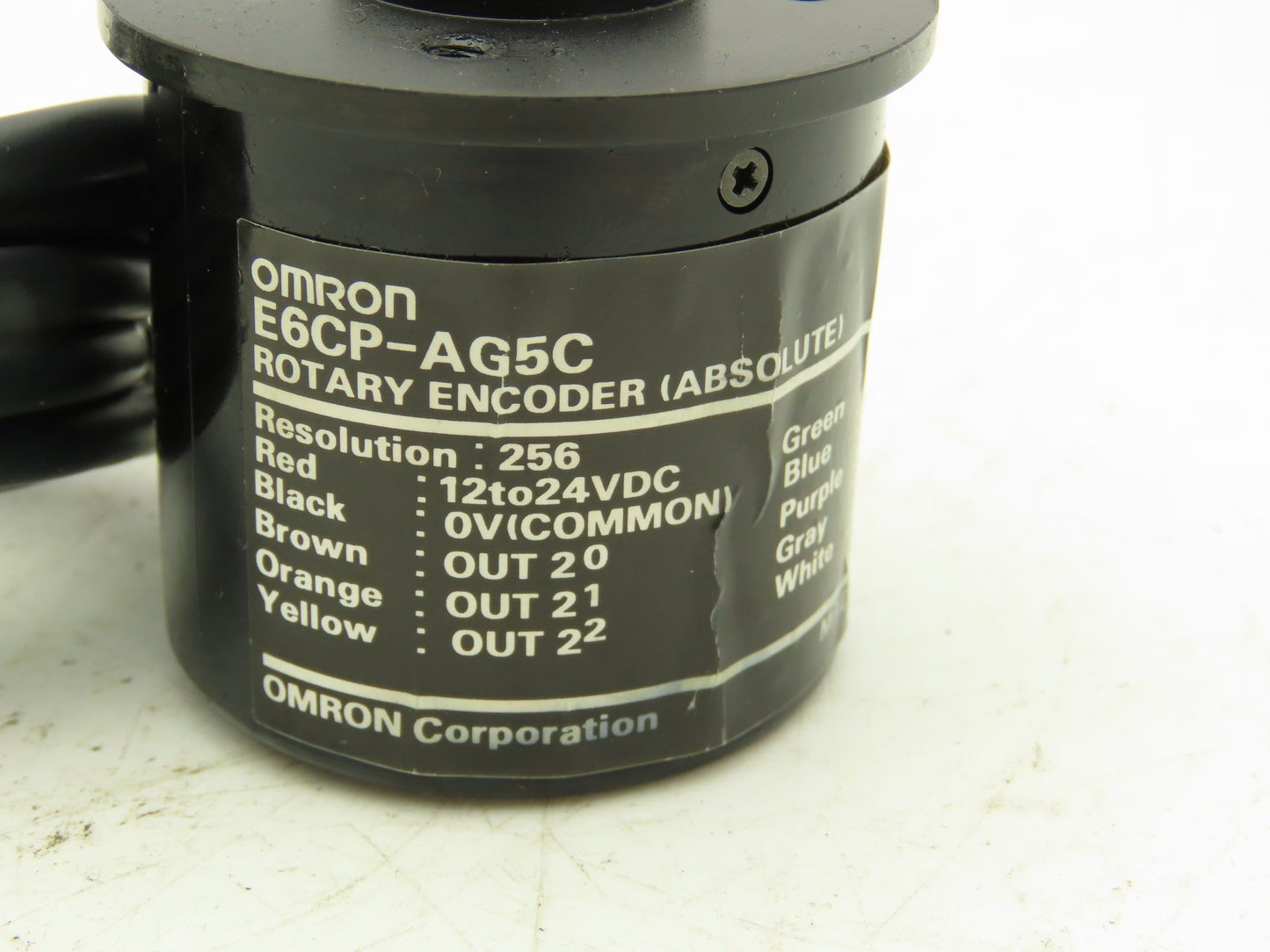 Omron E6CP-AG5C Rotary Absolute Encoder 6mm Shaft