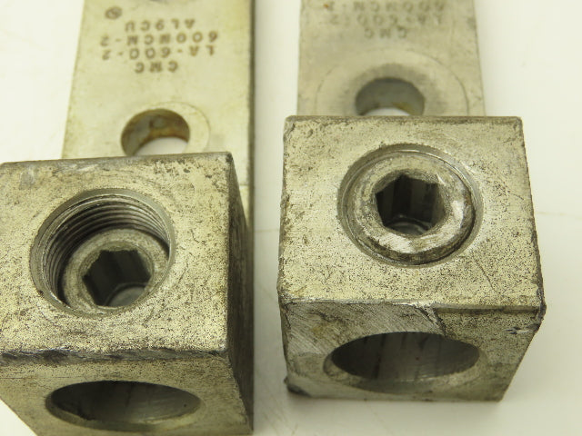 CMC LA-600-2 Lug Mechanical Wire Connector AL9CU 2AWG-600MCM Lot of 15