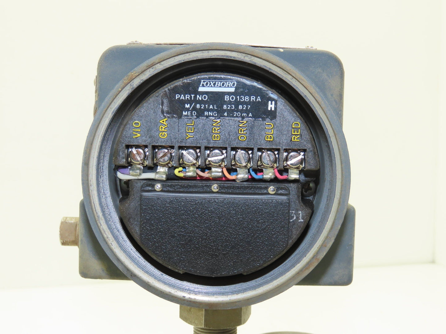 Foxboro 827DF-IS1SMSA1 Pressure Transmitter 3" CL150 Flange 12.5-65vdc