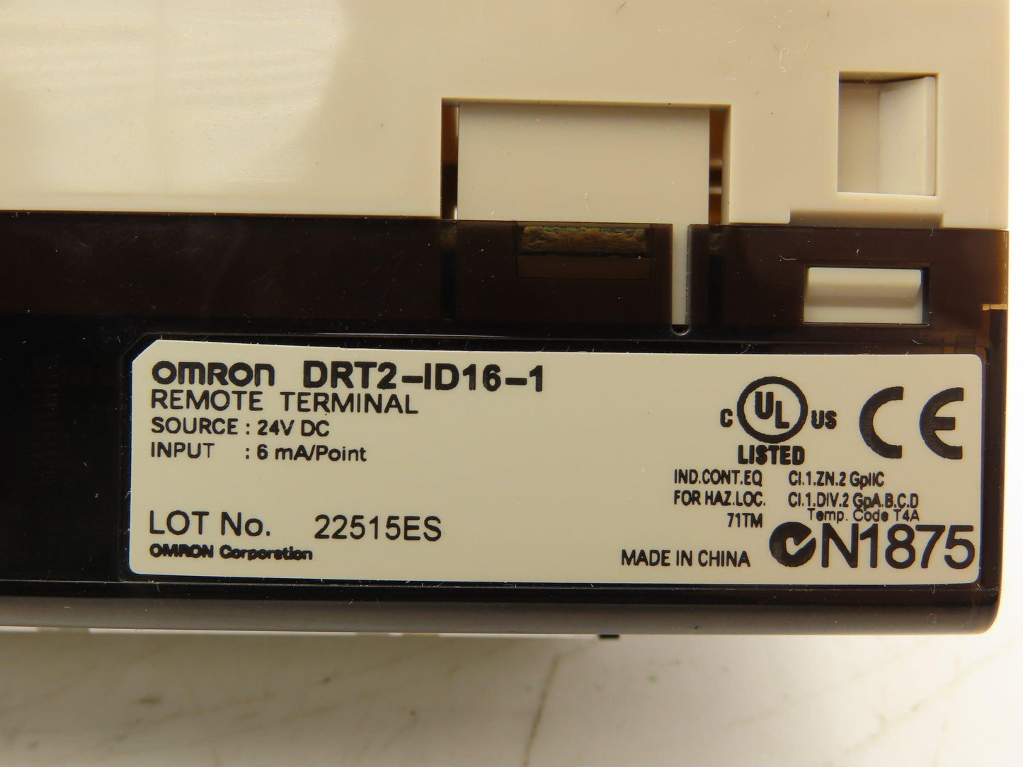 Omron DRT2-ID16-1 Remote Terminal PLC Input Module