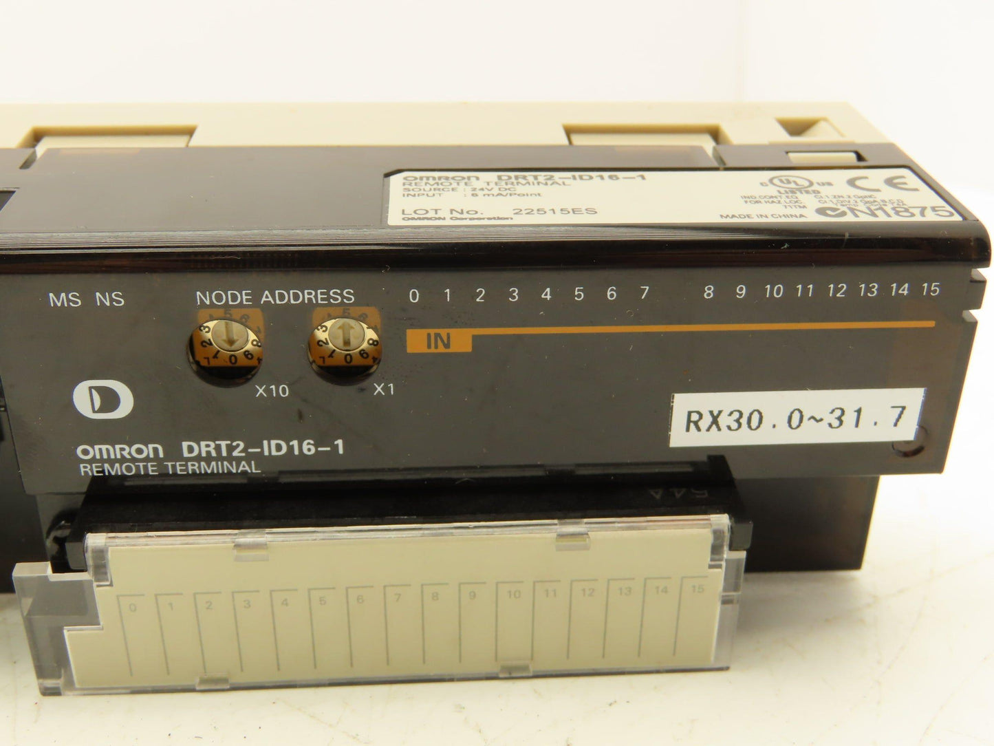 Omron DRT2-ID16-1 Remote Terminal PLC Input Module