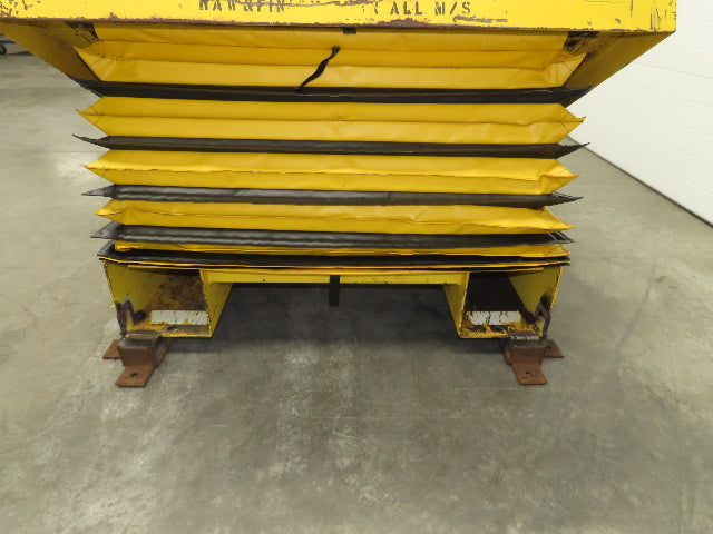 Airfloat Pneumatic Tilt Table Tote Tipper 8000lbs 28° Degree 55x44" Top 14" Lip