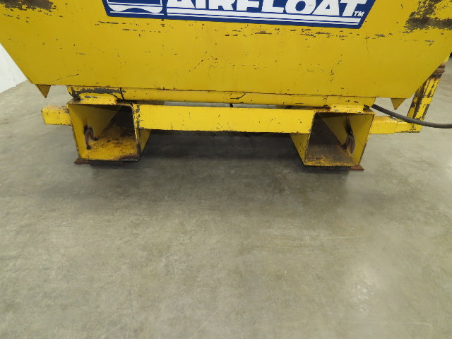 Airfloat Pneumatic Tilt Table Tote Tipper 8000lbs 28° Degree 55x44" Top 14" Lip