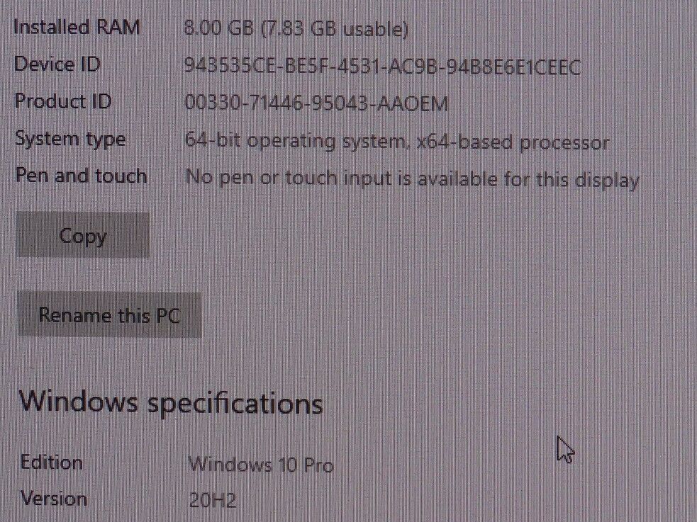 GCI AdaptiCS Installed Computer Windows 10 Pro