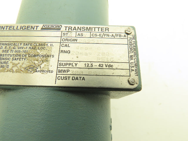 Foxboro 861GM-CD1 Intelligent Pressure Transmitter 0-200psig 12.5-42vdc