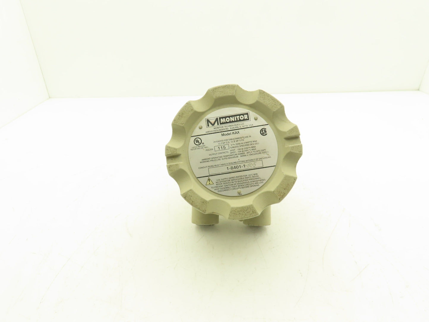 Monitor Technologies KAX Rotary Paddle Bin Monitor 115v 50/60hz