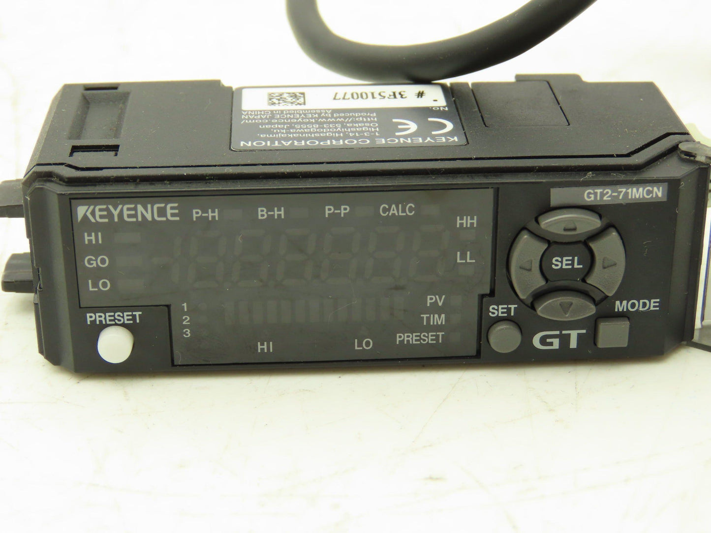 Keyence GT2-71MCN Amplifier Unit Analog Output Type NPN