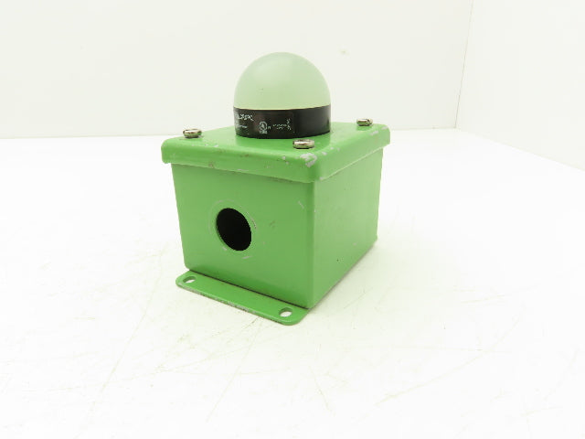 Banner K50LGRXPQ LED Indicator Dome 50mm EZ-LIGHT Red Green 18-30VDC Enclosure