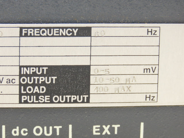 Foxboro E96R-HA-CS-E/CG-A Magnetic Flow Transmitter 0-5mV 120VAC