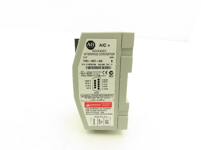 Allen Bradley 1761-NET-AIC MicroLogix Adaptor Interface Converter Ser B Lot of 3