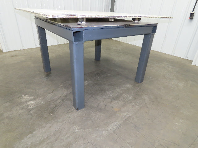 1/2" Steel Top Fabrication Welding Turn Table Work Bench 48"x42"x28.5"