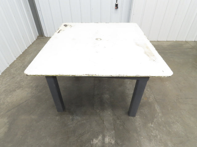 1/2" Steel Top Fabrication Welding Turn Table Work Bench 48"x42"x28.5"