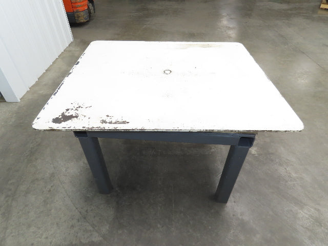 1/2" Steel Top Fabrication Welding Turn Table Work Bench 48"x42"x28.5"