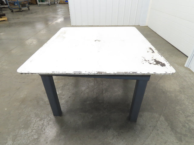 1/2" Steel Top Fabrication Welding Turn Table Work Bench 48"x42"x28.5"