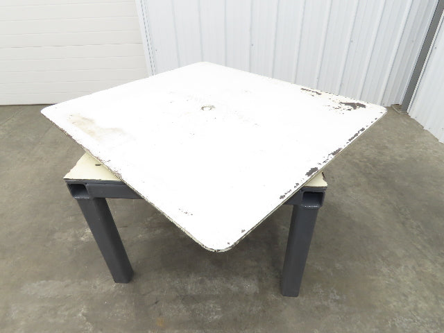 1/2" Steel Top Fabrication Welding Turn Table Work Bench 48"x42"x28.5"