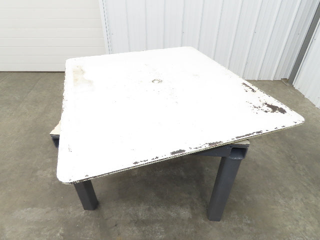 1/2" Steel Top Fabrication Welding Turn Table Work Bench 48"x42"x28.5"
